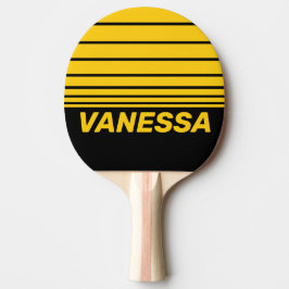 Säkerhetsbi Nostalgisk Horisontrand med namn Pingisracket