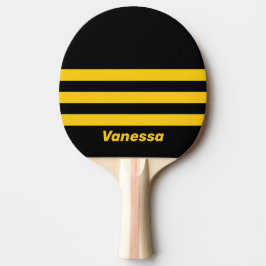 Säkerhetsbi Nostalgisk Tvärdragning med Namn Pingisracket