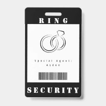 Säkerhetsbricka för ring