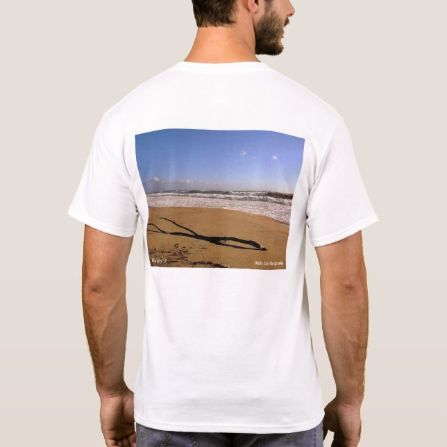 Säkerhetsbrytare på kusten på Playa del Rey Tee Shirt (Baksida)