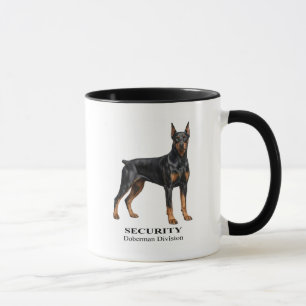 Säkerhetsdobermanndivisionen Mugg