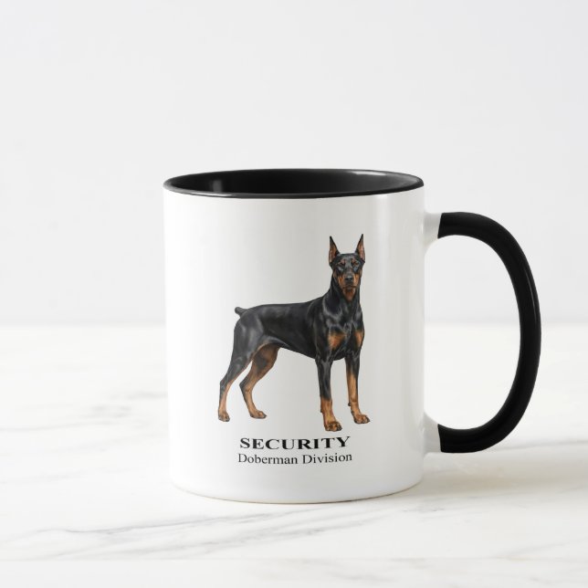 Säkerhetsdobermanndivisionen Mugg (Höger)