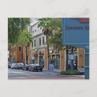 Säkerhetshamn i centrala staden vykort