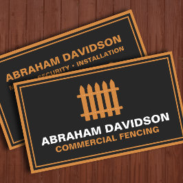 Säkerhetsinstallation för kommersiella staketentre visitkort