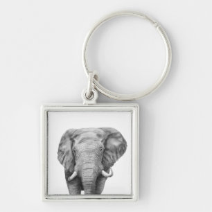 Säkerhetskopiera plan IV Fyrkantig Silverfärgad Nyckelring