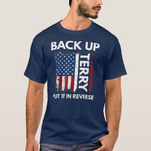 Säkerhetskopiera Terry lägg den i omvänd Fireworks T Shirt