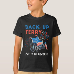 Säkerhetskopiera Terry lägg den i omvänt Fireworks T Shirt