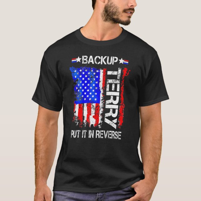 Säkerhetskopiera Terry lägg det i motsatt 1 T Shirt (Framsida)