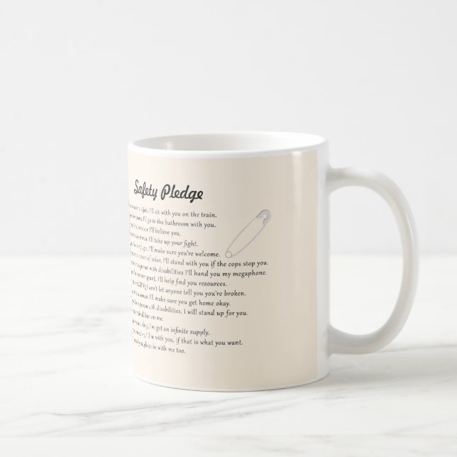 Säkerhetslöfte Kaffemugg (Höger)