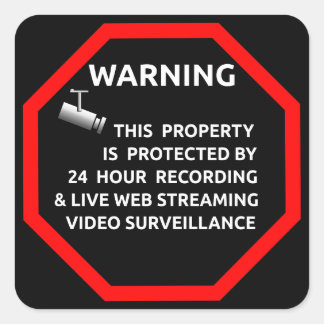 Säkerhetsmärkning för Windows efter företagslevera Fyrkantigt Klistermärke