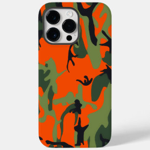 Säkerhetsorange och gröna Camo