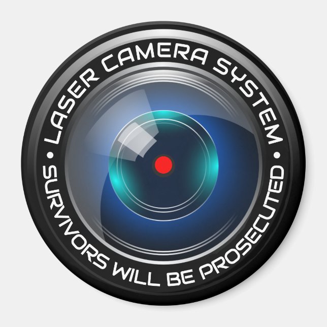 Säkerhetsövervakning av laserkamerasäkerhetssystem magnet (Framsidan)