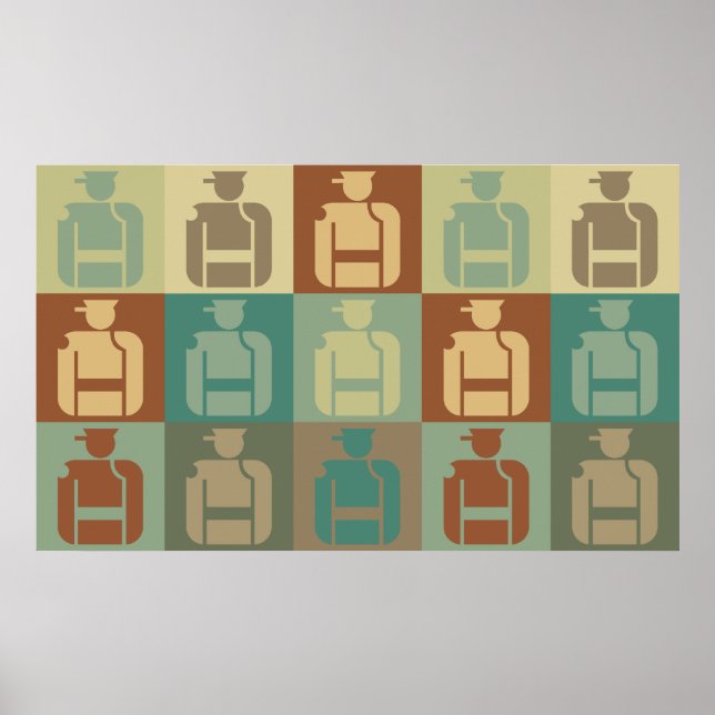 Säkerhetspost Art Poster (Framsidan)