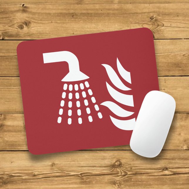 Säkerhetsskylt för vatten Fog Applicator Musmatta (Skapare uppladdad)