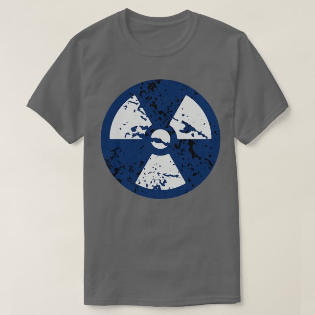 Säkerhetssymbol för kärnkraft t shirt (Design framsida)