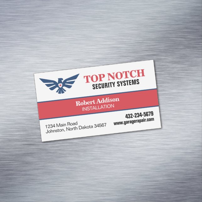 Säkerhetssystem Magnetiska Visitkort (In Situ)