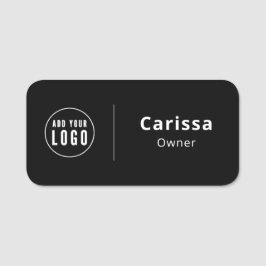 Säkerhetstift Namn bricka eller magnetiskt med Log Namnbricka