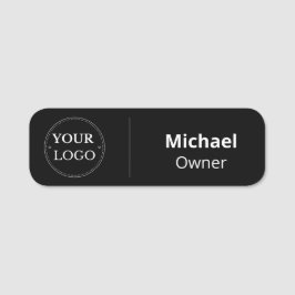 Säkerhetstift Namn bricka eller magnetiskt med Log Namnbricka