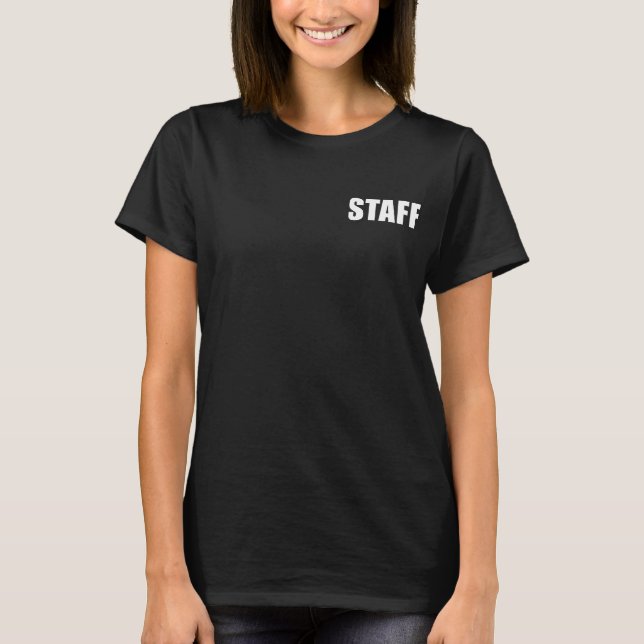 Säkerhetsutrustning för evenemangspersonal t-shirt (Framsida)