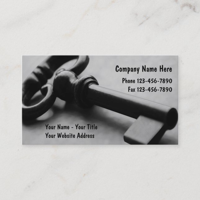 Säkerhetsvisitkortar Visitkort (Framsida)