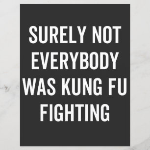 Säkerligen Var Inte Alla Kung Fu-Fighting