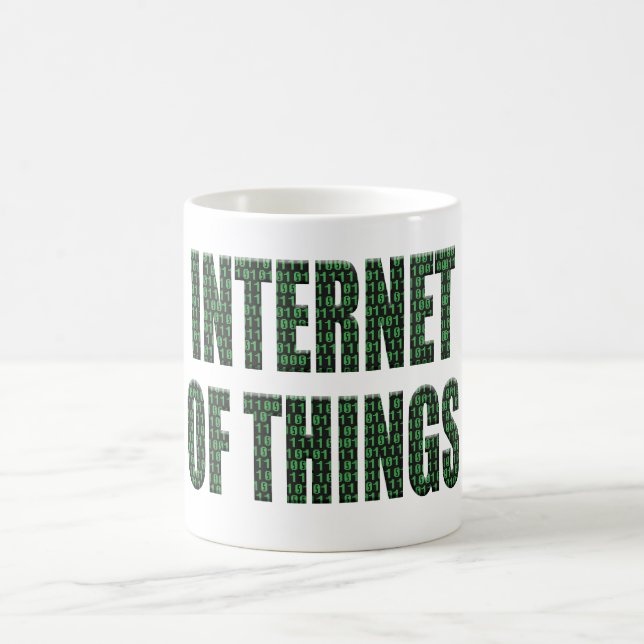 Sakernas internet kaffemugg (Center)