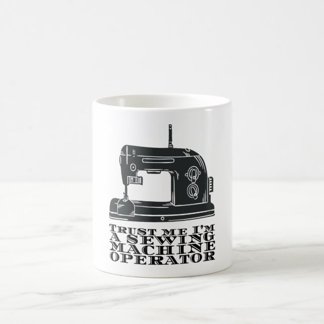 Säkert att jag är syende Maskin operator Kaffemugg (Center)