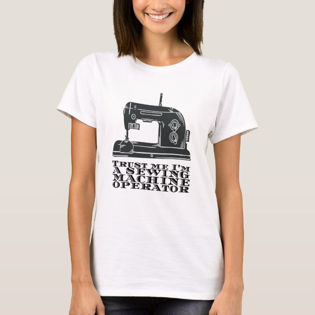 Säkert att jag är syende Maskin operator T Shirt (Framsida)