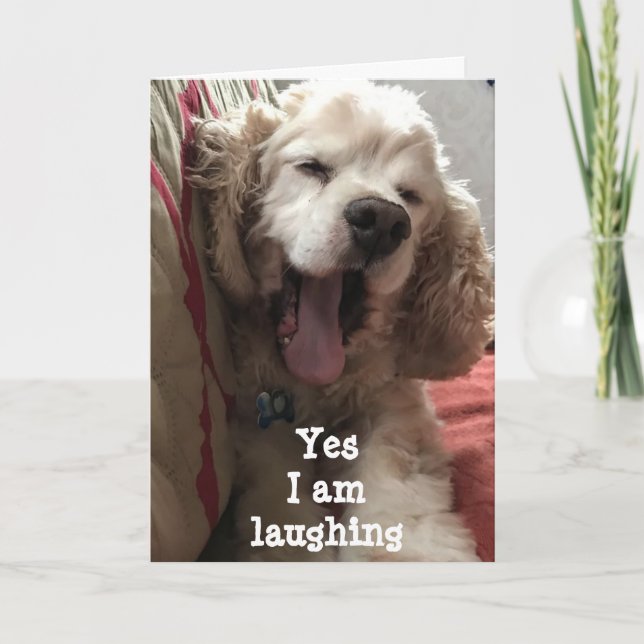 SÄKERT ATT JAG LAUGH... DU ÄR **60** I DAG KORT (Framsida)