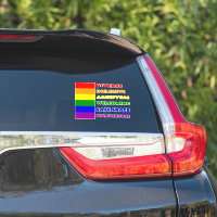 Säkert blanksteg, HGBTQ+ dekal