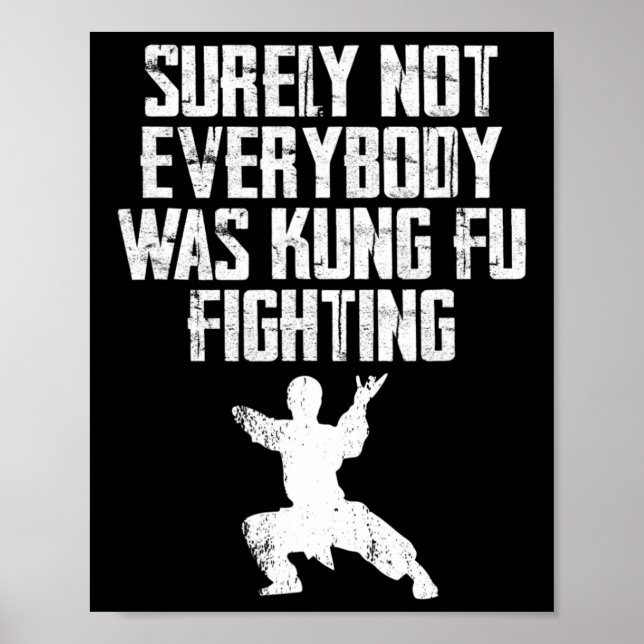 Säkert Inte Alla Var Kung Fu Fighting Karate 2 Poster (Framsidan)