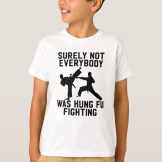 Säkert inte var alla att slåss för kung fu tee shirt