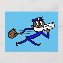 Säkert postföretag vykort