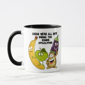 Säkert under zombie-apokalypsen mugg