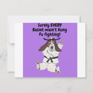 Säkert var inte VARJE Basset som kämpade med Kung Anteckningskort