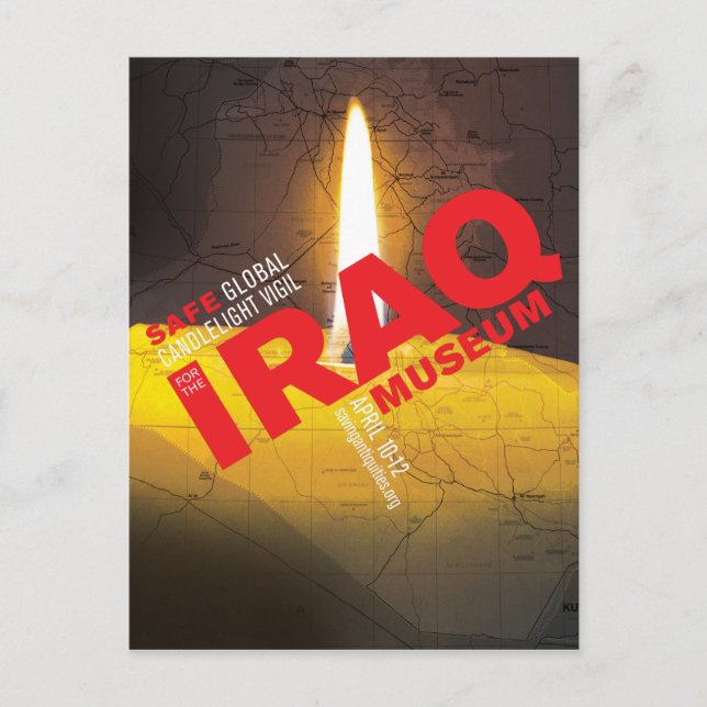 SÄKERT VIGIL-vykort (med ljus) Vykort (Framsida)