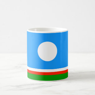 Sakha flagga kaffemugg