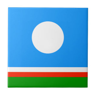 Sakha flagga kakelplatta