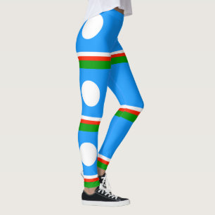 Sakha flagga leggings