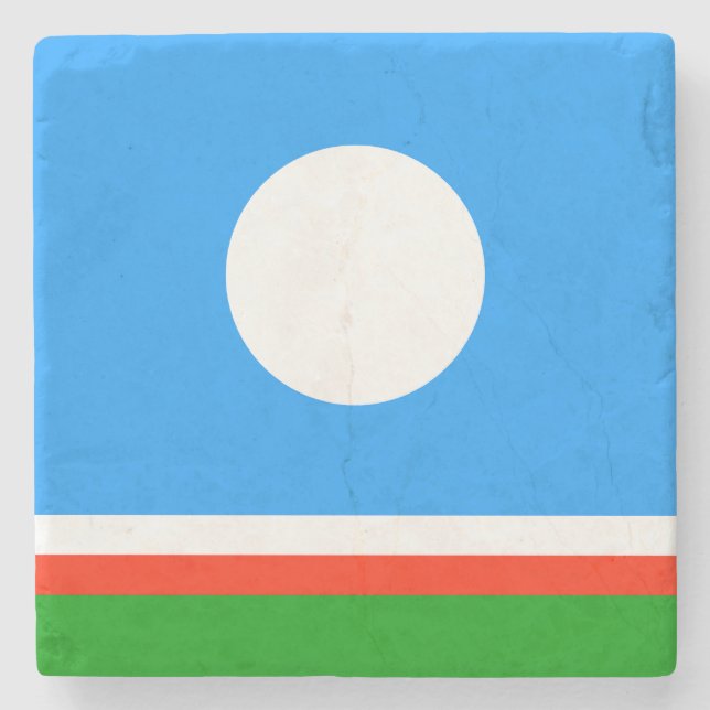 Sakha flagga stenunderlägg (Framsidan)