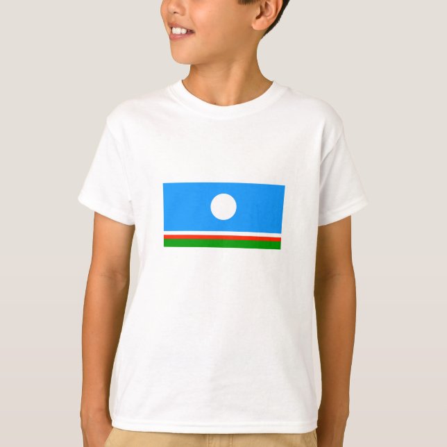 Sakha flagga t shirt (Framsida)