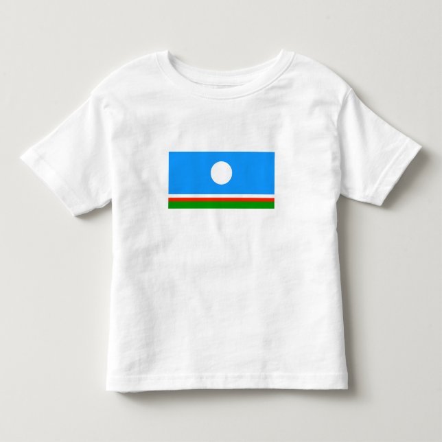 Sakha Flagga T Shirt (Framsida)