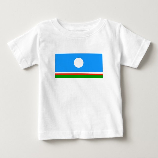 Sakha flagga t shirt (Framsida)