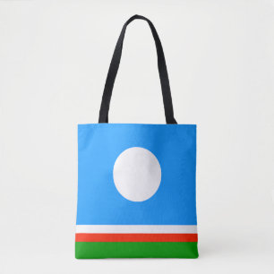 Sakha flagga tygkasse