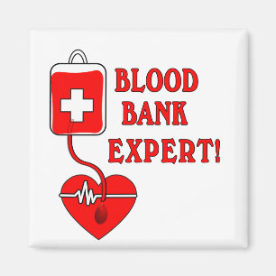 SAKKUNNIG BLODBANK MAGNET