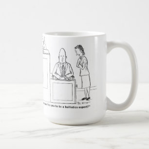 Sakkunnig korsförhör för ballistik kaffemugg