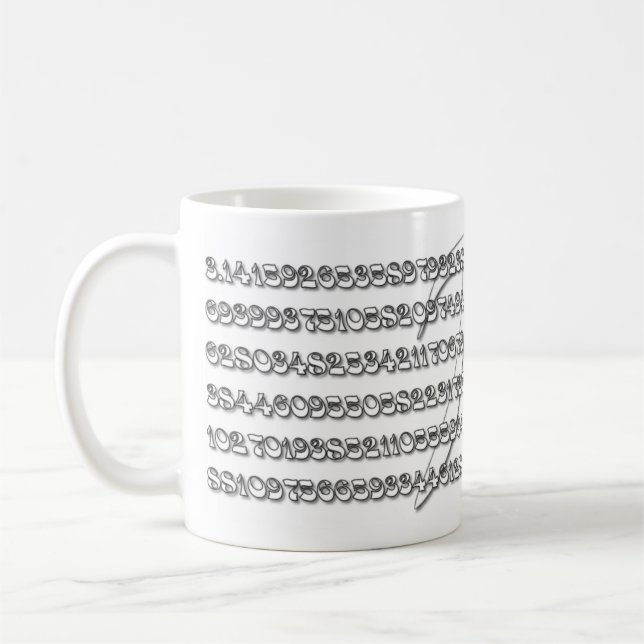 SakkunnigPi-mugg för MathGeeks Kaffemugg (Vänster)