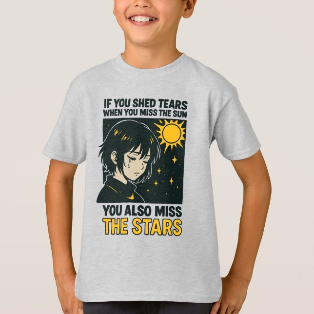 Sakna stjärnorna t shirt (Framsida)