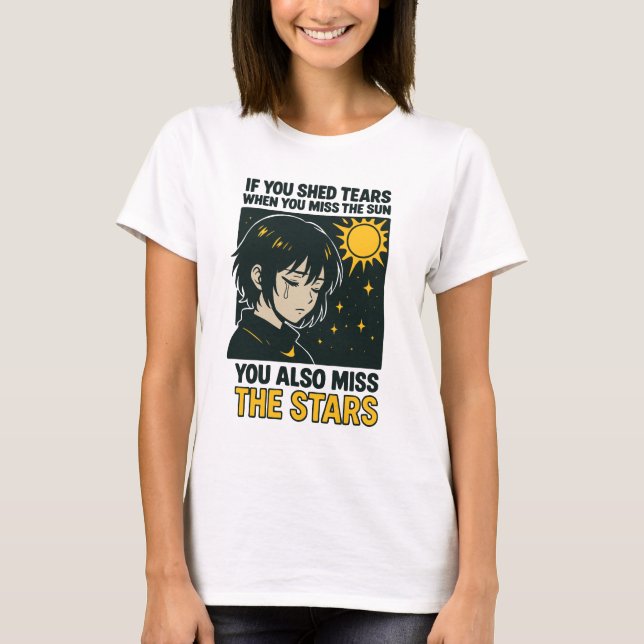 Sakna stjärnorna t shirt (Framsida)