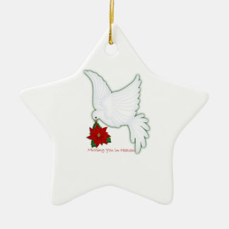Saknad dig i himmelprydnad julgransprydnad keramik